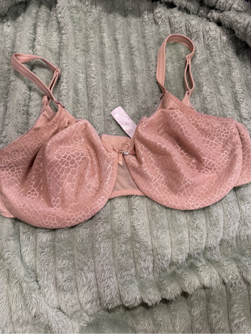 Chantecaille Delicate Lace Underwire Bra in cream 34DD